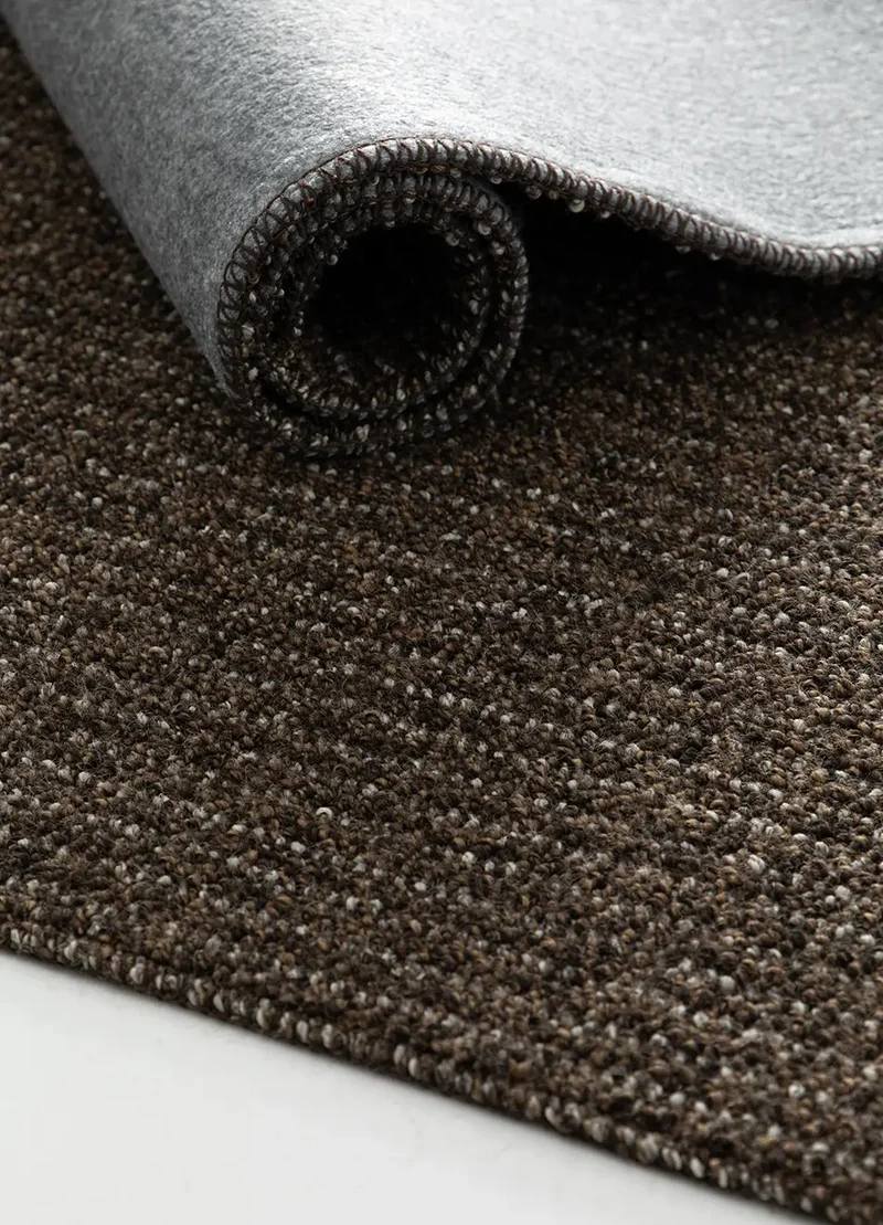 Alfombra lavable tejido en bucle Lumen Marrón