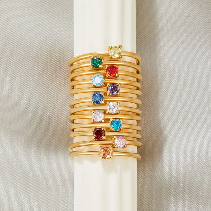 Month of You Birthstone-Inspired Crystal Ring