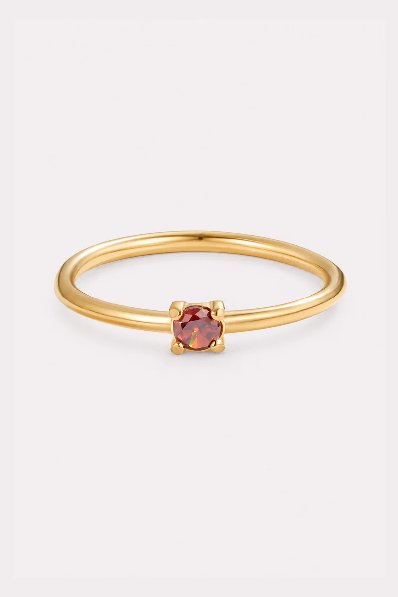 Month of You Birthstone-Inspired Crystal Ring