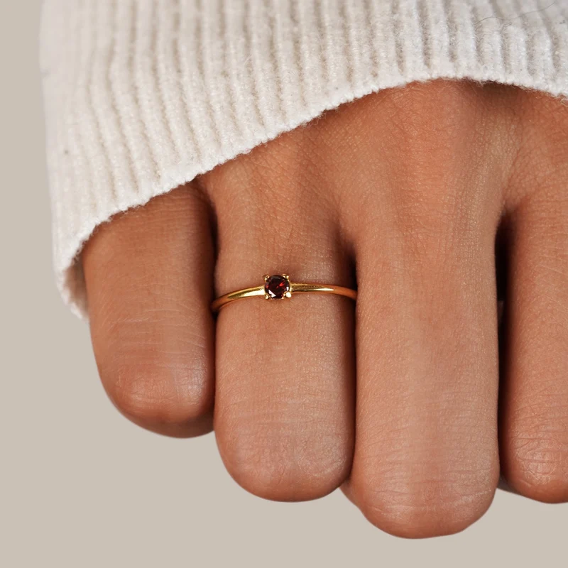 Month of You Birthstone-Inspired Crystal Ring