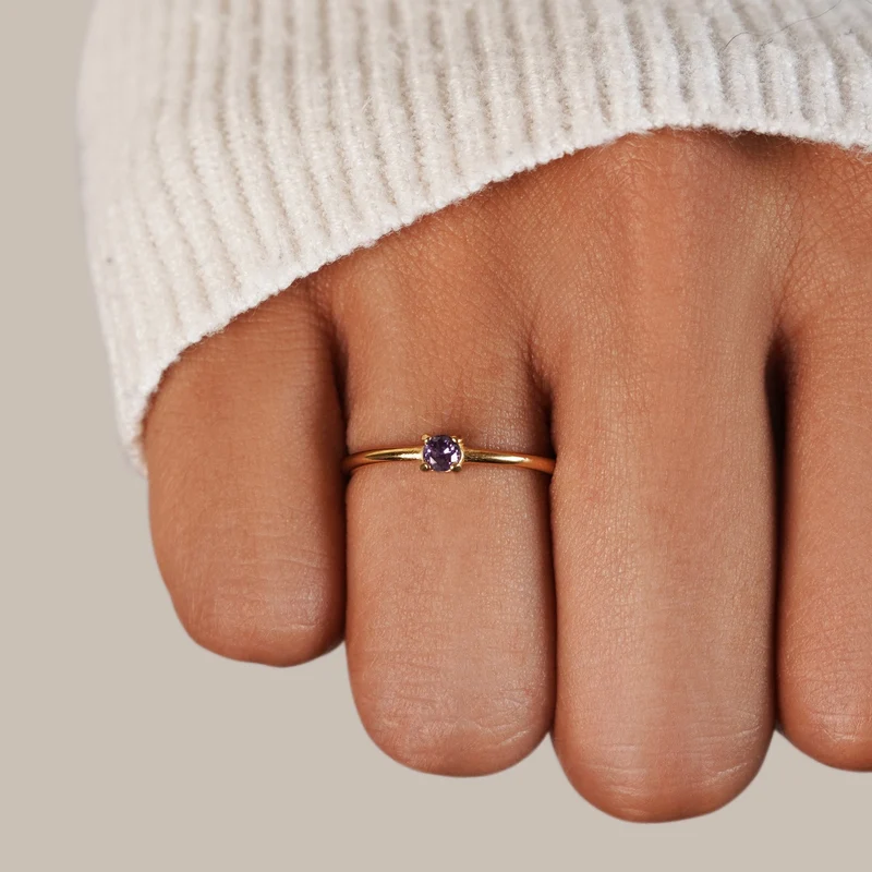 Month of You Birthstone-Inspired Crystal Ring