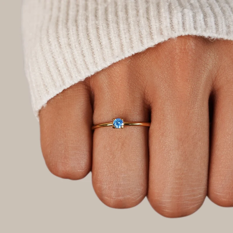 Month of You Birthstone-Inspired Crystal Ring