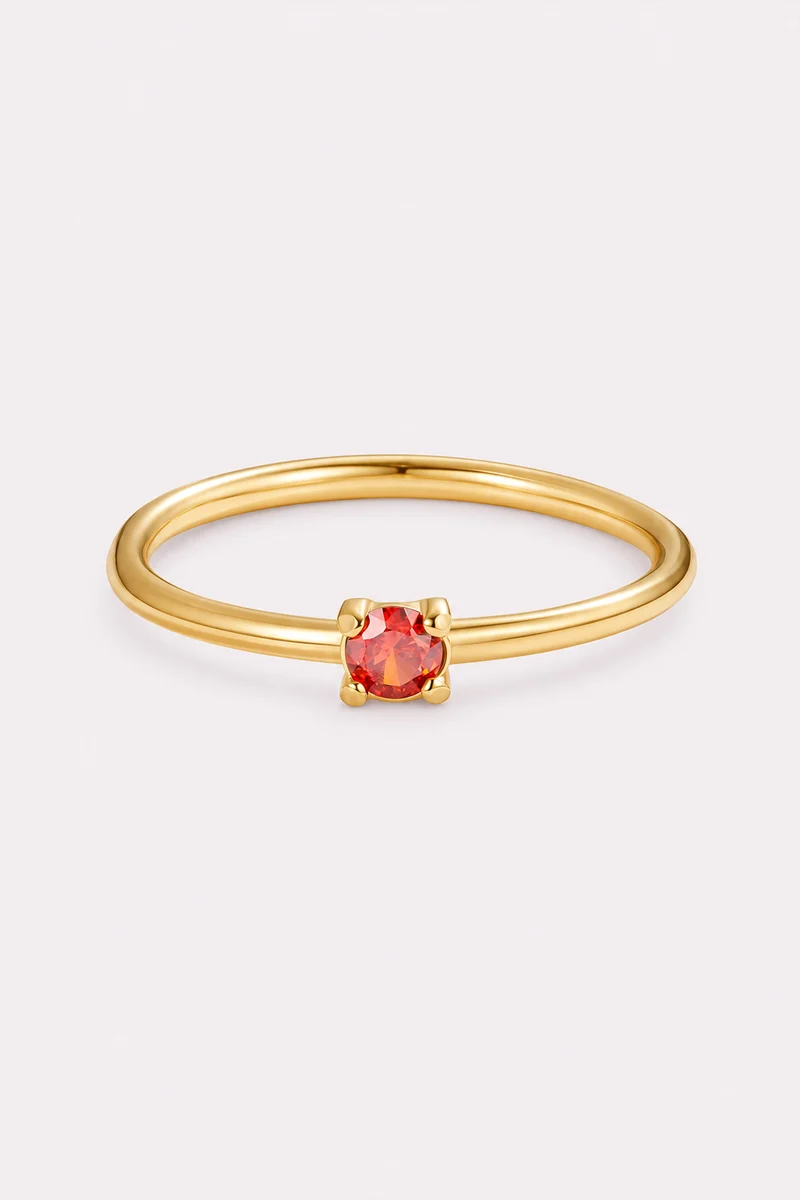 Month of You Birthstone-Inspired Crystal Ring