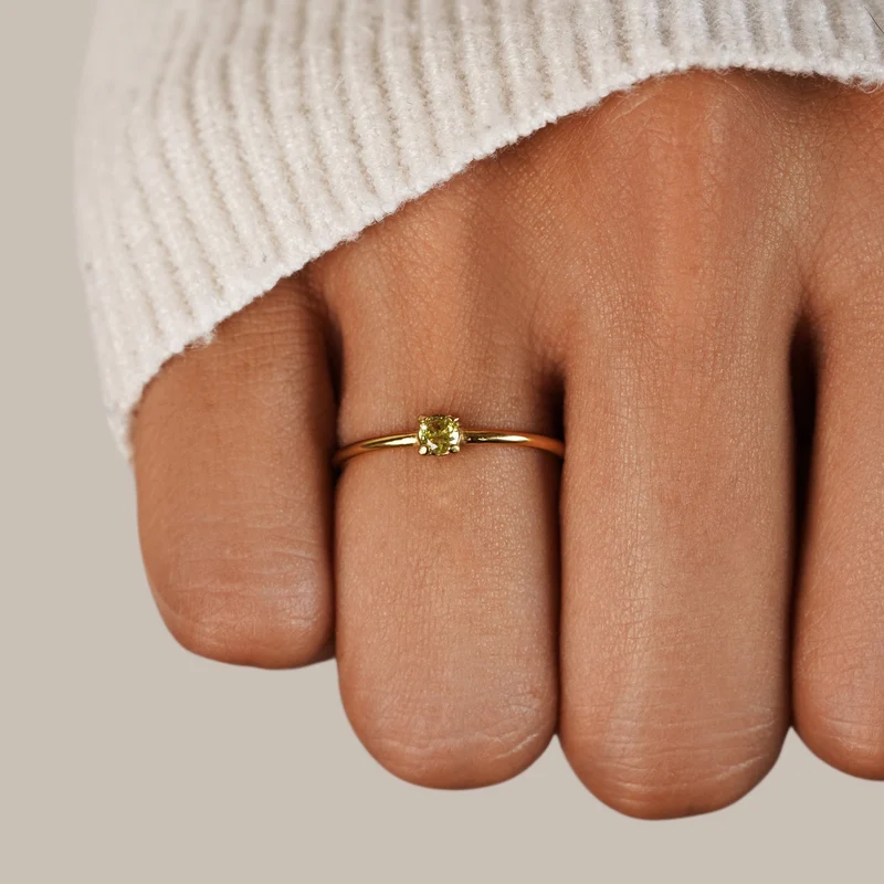 Month of You Birthstone-Inspired Crystal Ring
