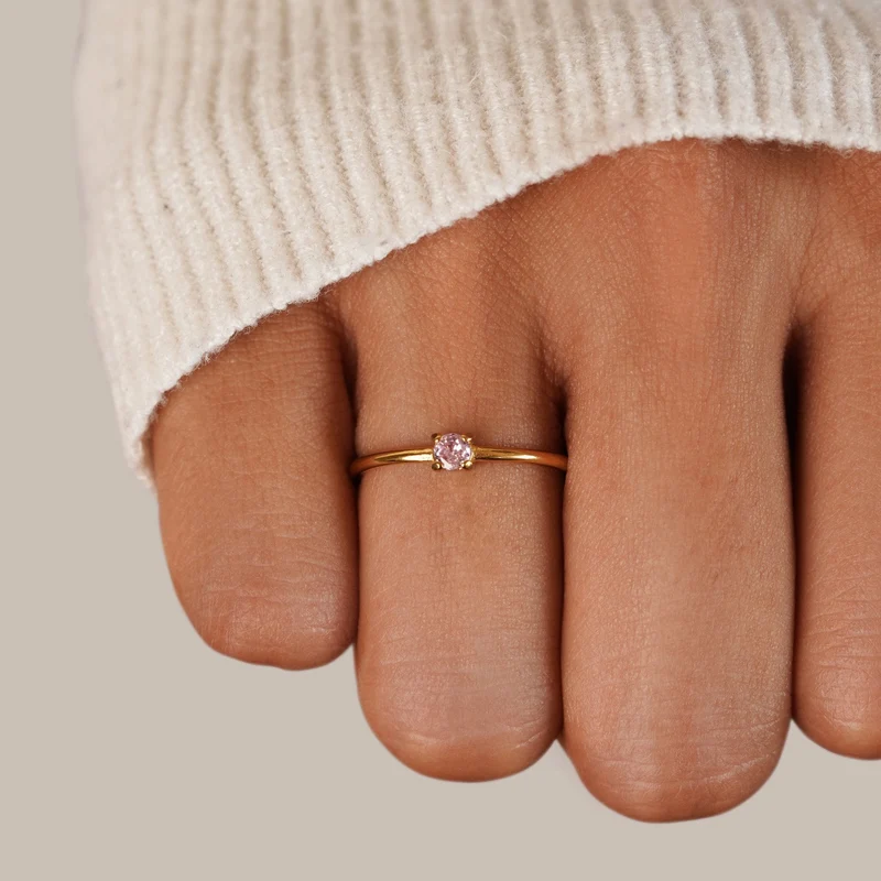 Month of You Birthstone-Inspired Crystal Ring