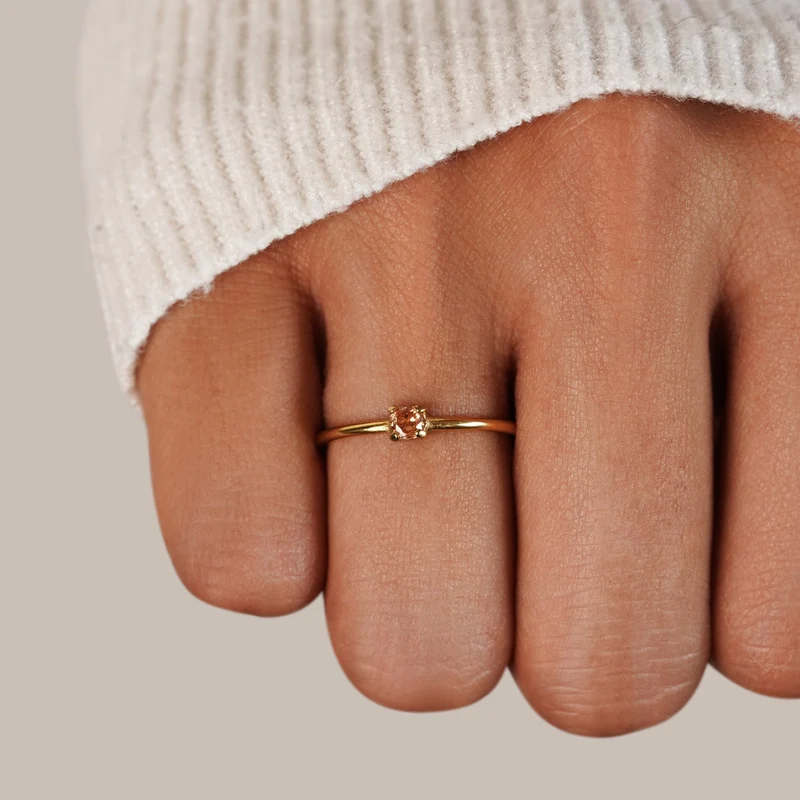 Month of You Birthstone-Inspired Crystal Ring