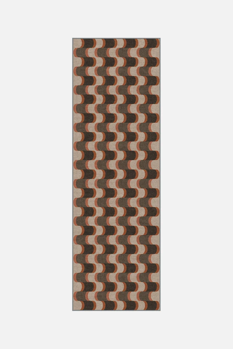 Linea Kastanie Teppich