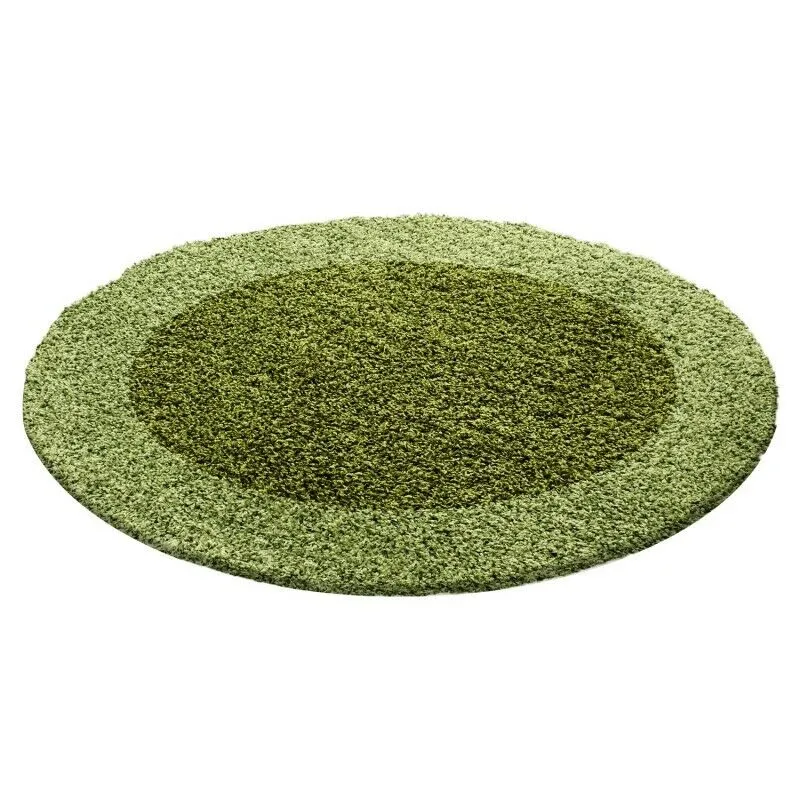 Hochflor Shaggy Langflor-Teppich Wohnzimmerteppich Soft Bordüre - Viele Farben