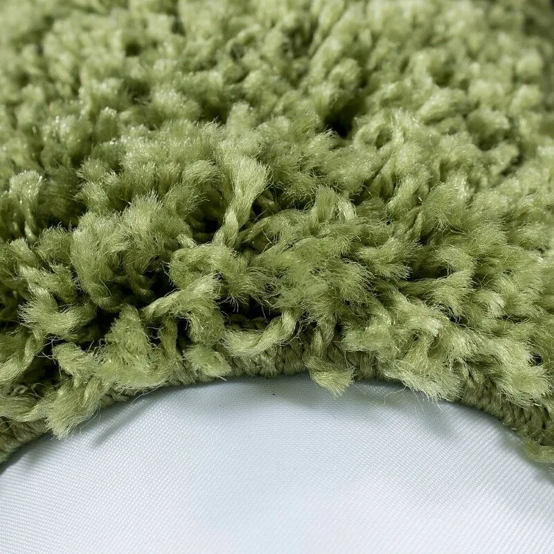 Hochflor Shaggy Langflor-Teppich Wohnzimmerteppich Soft Bordüre - Viele Farben