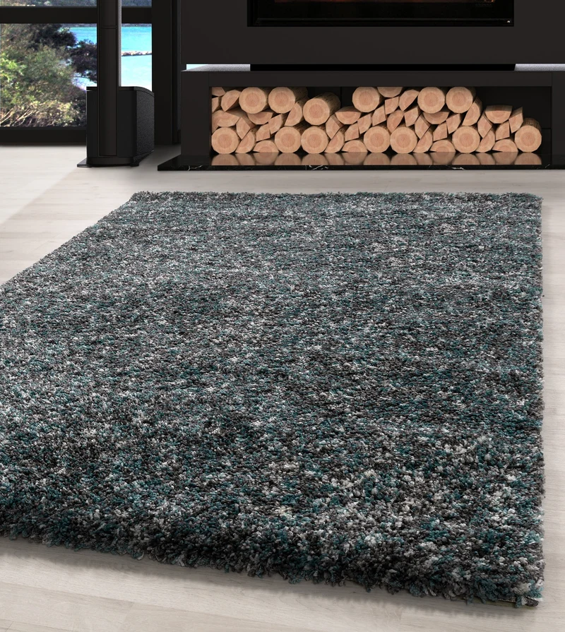 Carpettex Hochflor Teppich Shaggy Meliert Flauschig