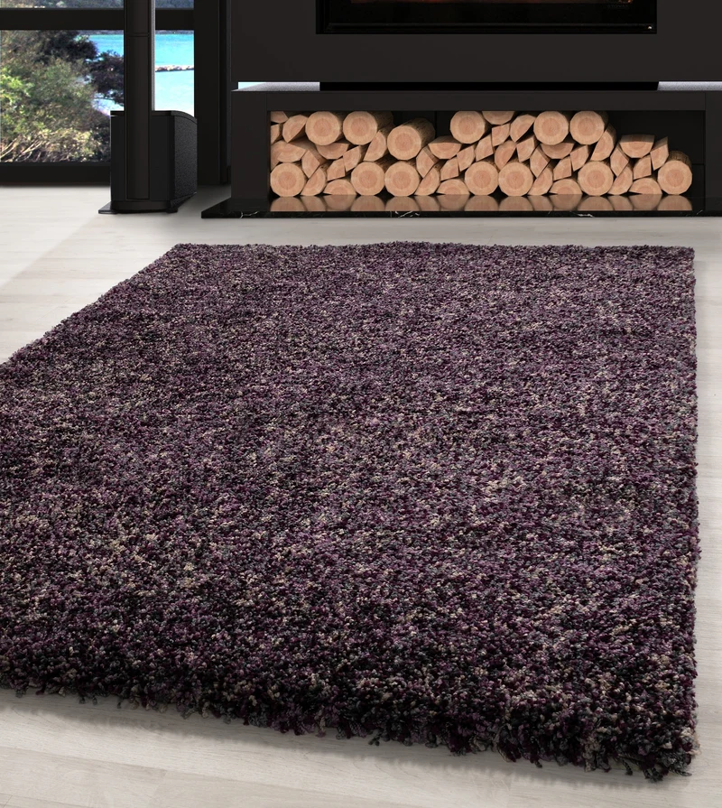 Carpettex Hochflor Teppich Shaggy Meliert Flauschig
