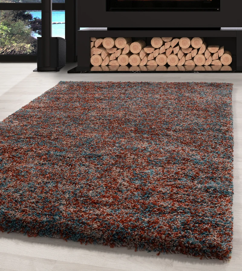 Carpettex Hochflor Teppich Shaggy Meliert Flauschig