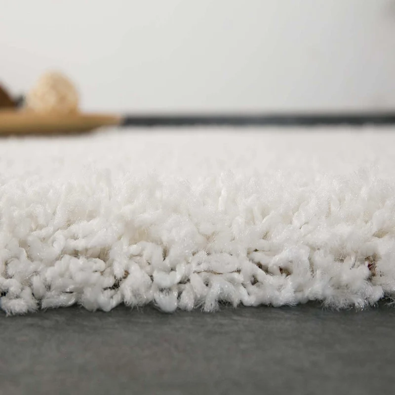 Prime Shaggy Hochflor Teppich in 13 Uni Farben + Runde Teppiche Wohnzimmer