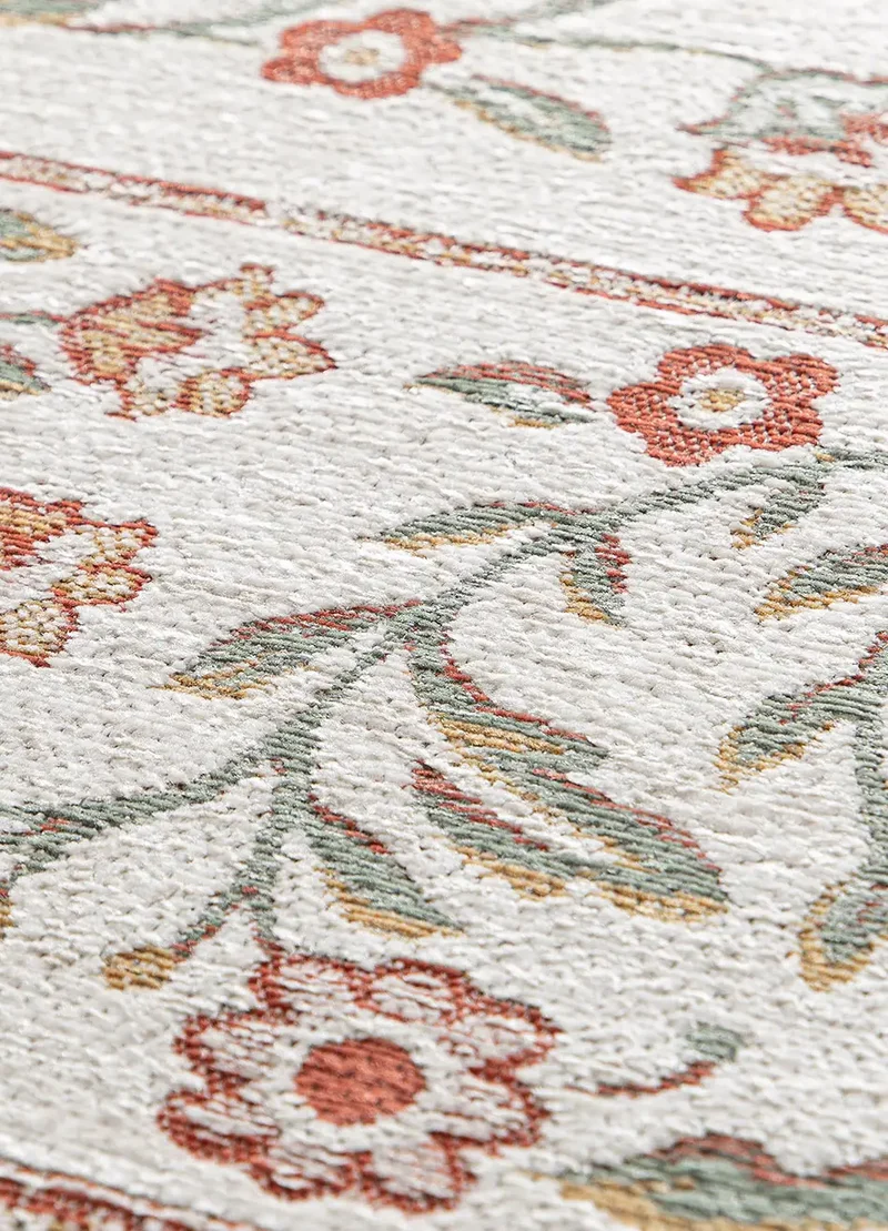 Alfombra de exterior clásica con motivos florales Lua 3104 Multicolor