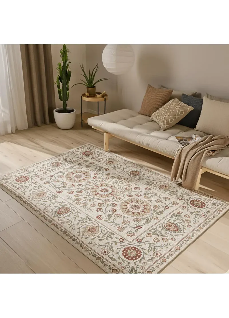 Alfombra de exterior clásica con motivos florales Lua 3104 Multicolor