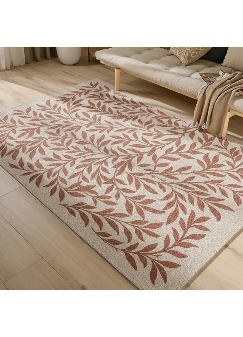 Alfombra de exterior con motivos florales Lua 3103 Caldera