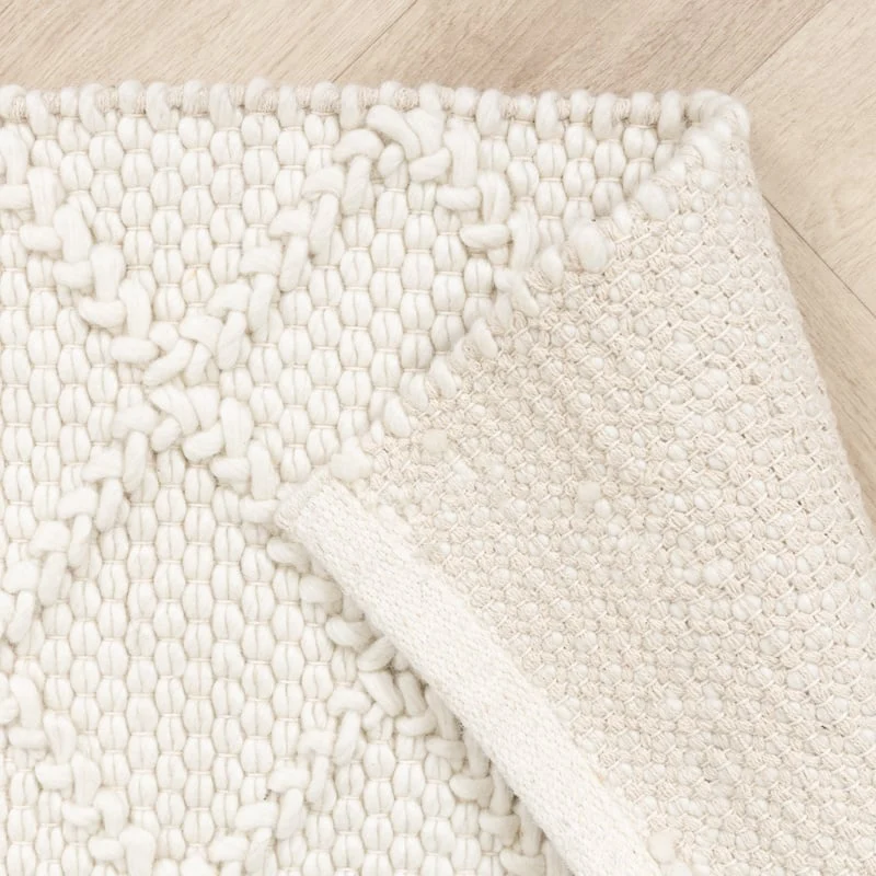 Wollteppich - Knit Creme