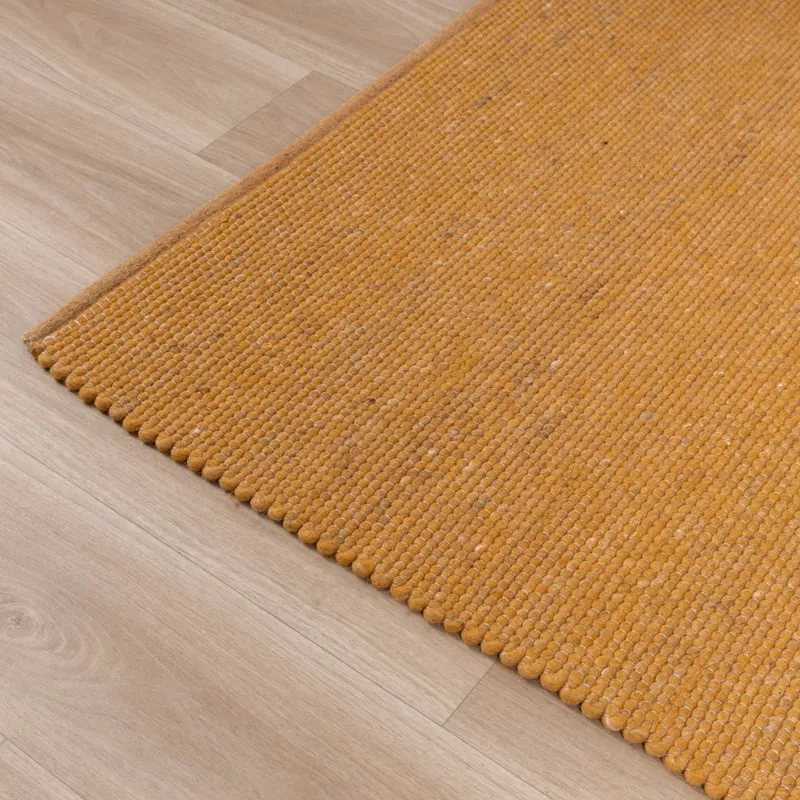 Wollteppich - Wise Gelb Orange 378