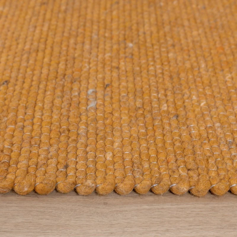 Wollteppich - Wise Gelb Orange 378