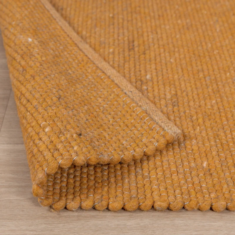 Wollteppich - Wise Gelb Orange 378