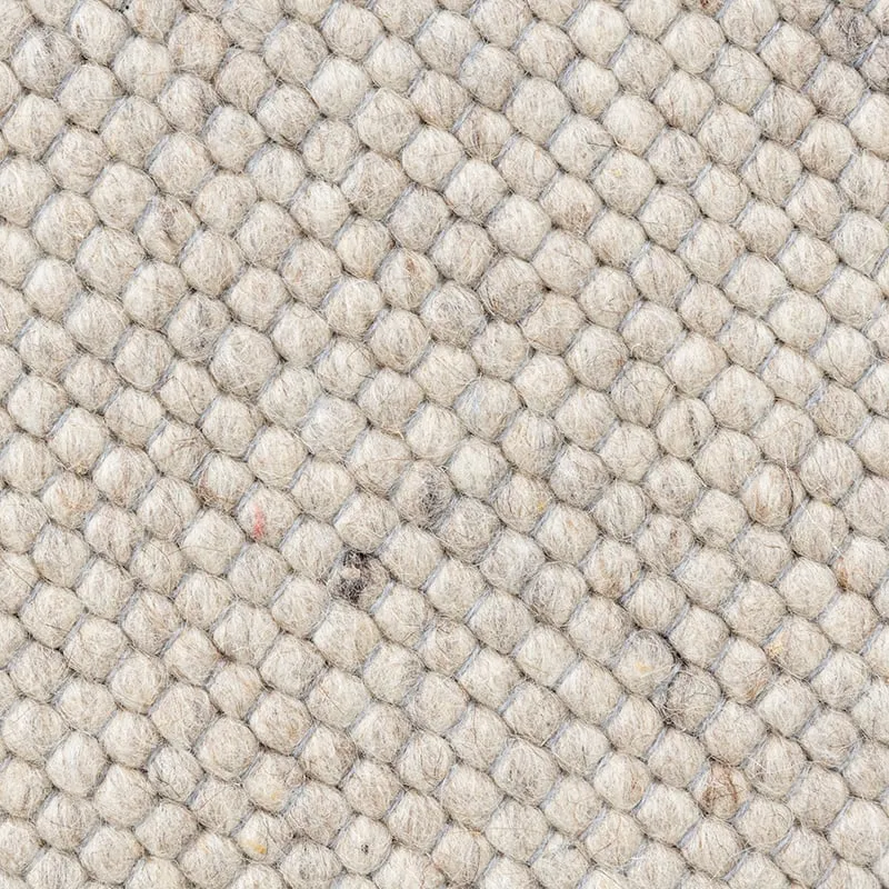 Wollteppich - Wise Weiß Natur 607