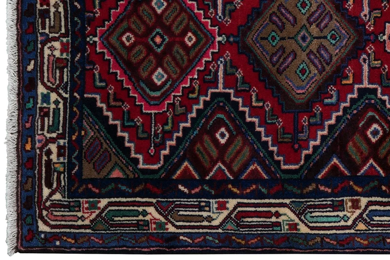 Zagheh · Handgeknüpft – Rot, 209x86 cm