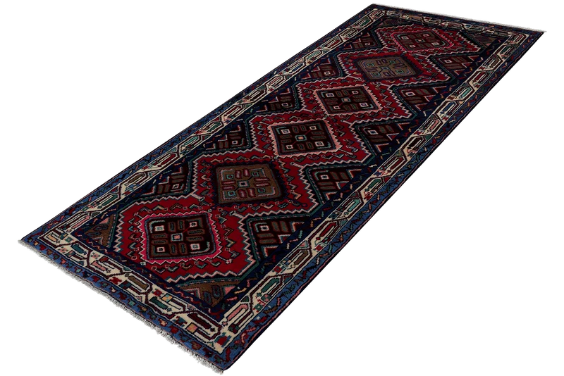 Zagheh · Handgeknüpft – Rot, 209x86 cm