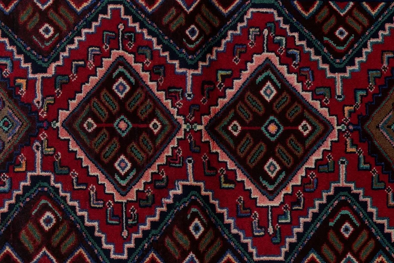 Zagheh · Handgeknüpft – Rot, 209x86 cm