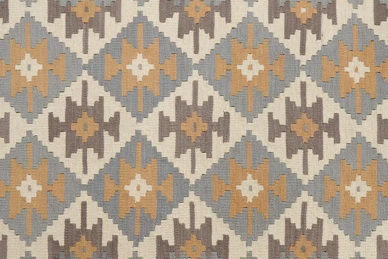 Kelim Gashgai · Handgewebt – Beige, 238x174 cm