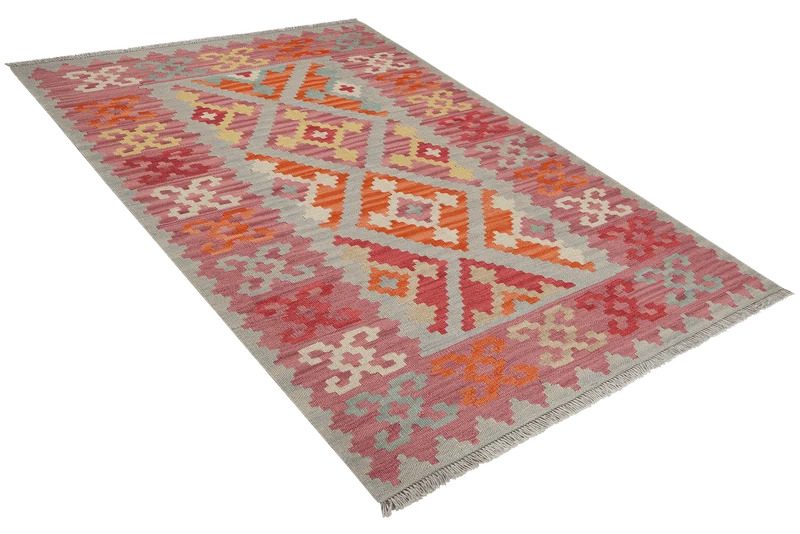 Kelim Gashgai · Handgewebt – Beige, 170x119 cm