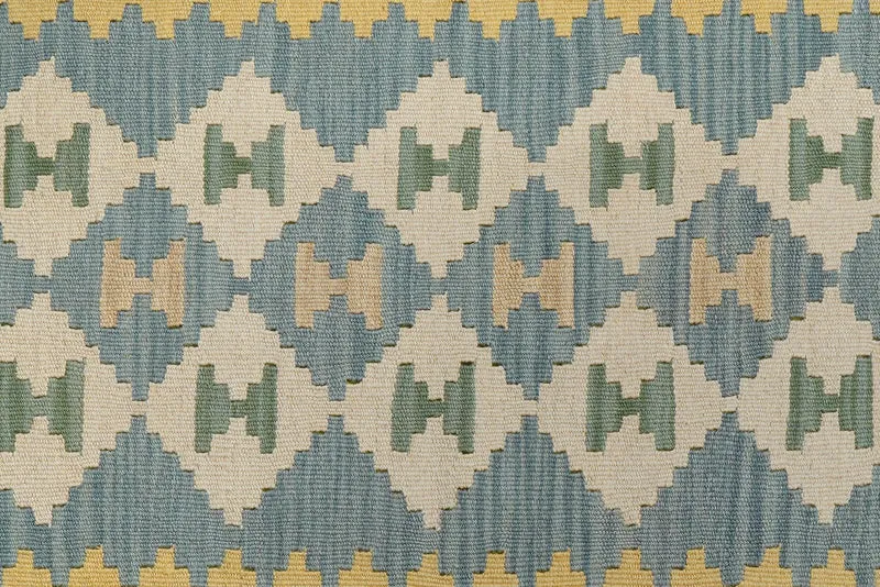 Kelim Gashgai · Handgewebt – Grün, 167x122 cm