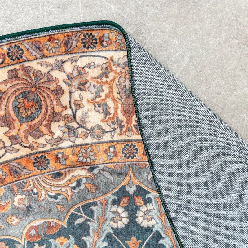 Teppich Vintage Rund - Imagine Medaillon Bunt