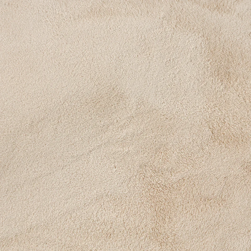 Waschbarer Teppich Rund - Puck Beige