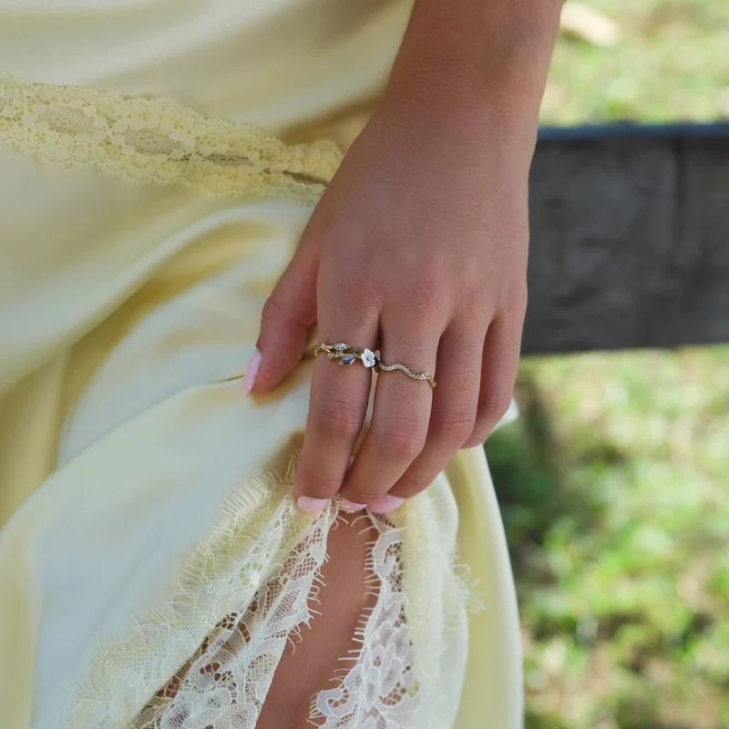 Fleur Lumiere Adjustable Blossom Ring