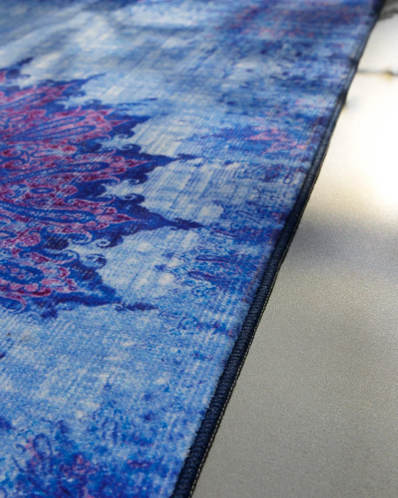 Badteppich Blau Multi "Healing" WECONhome