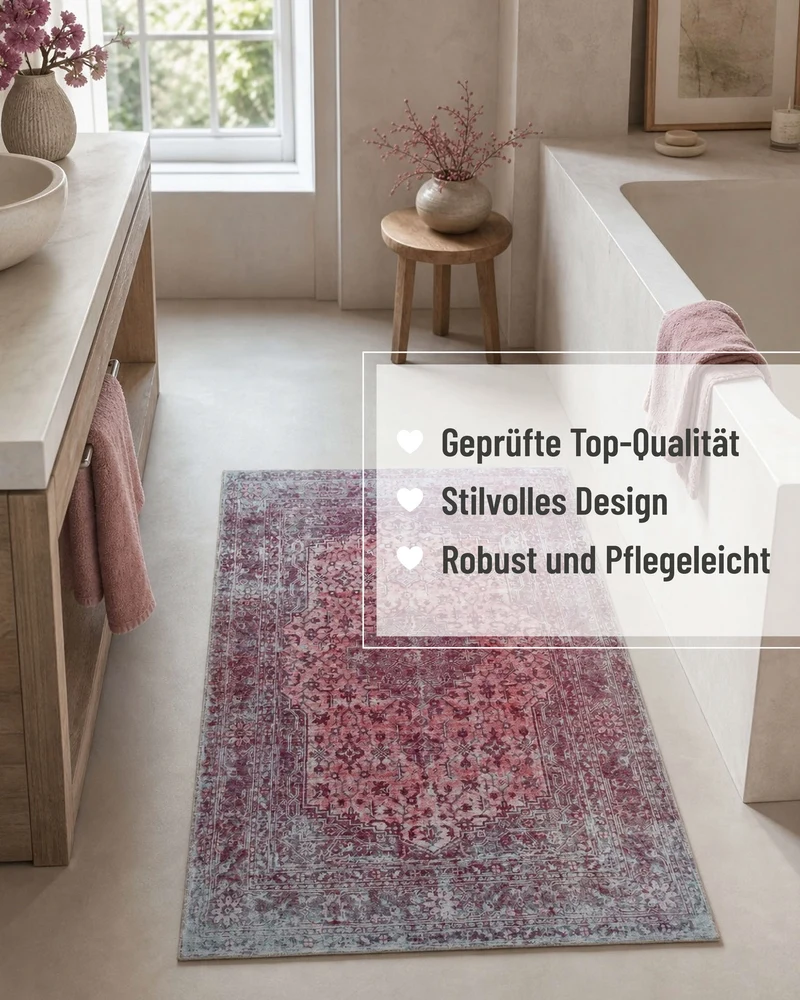 Badteppich Pastell Violett "Ralph" WECONhome