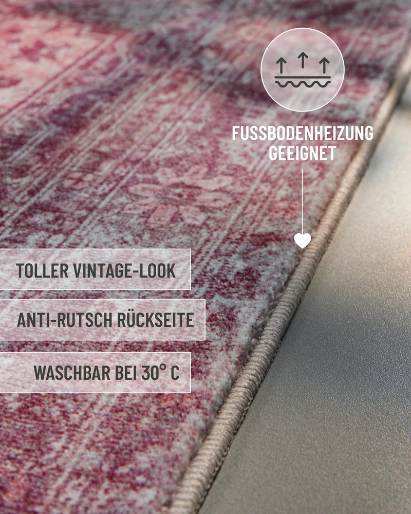 Badteppich Pastell Violett "Ralph" WECONhome