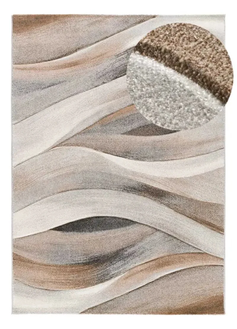Alfombra abstracta Badet Beige 40126