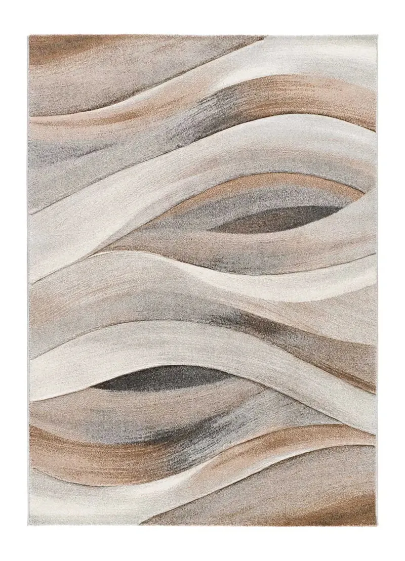 Alfombra abstracta Badet Beige 40126