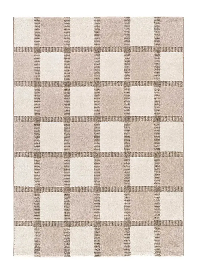 Alfombra geométrica Candela 2451 Crema