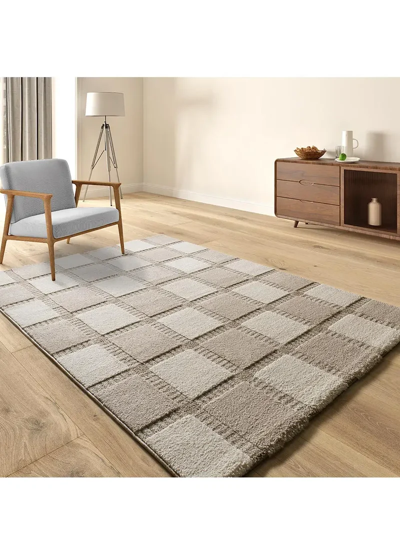 Alfombra geométrica Candela 2451 Crema