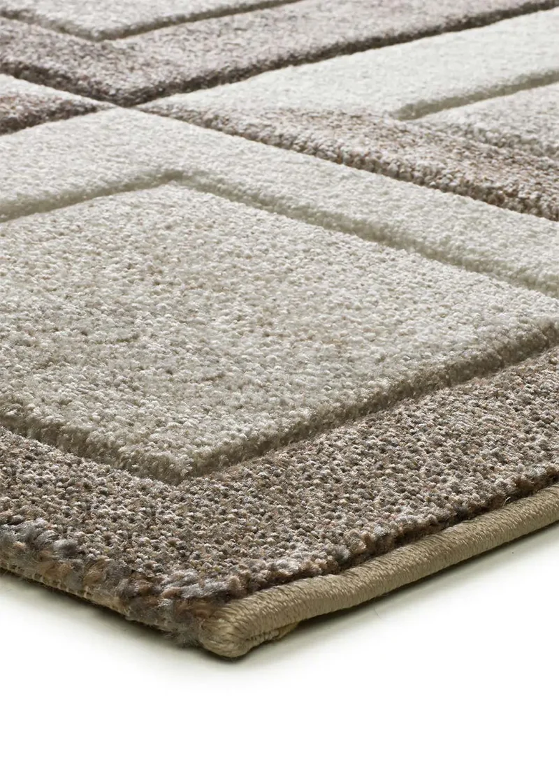 Alfombra geométrica Badet Marrón 40504