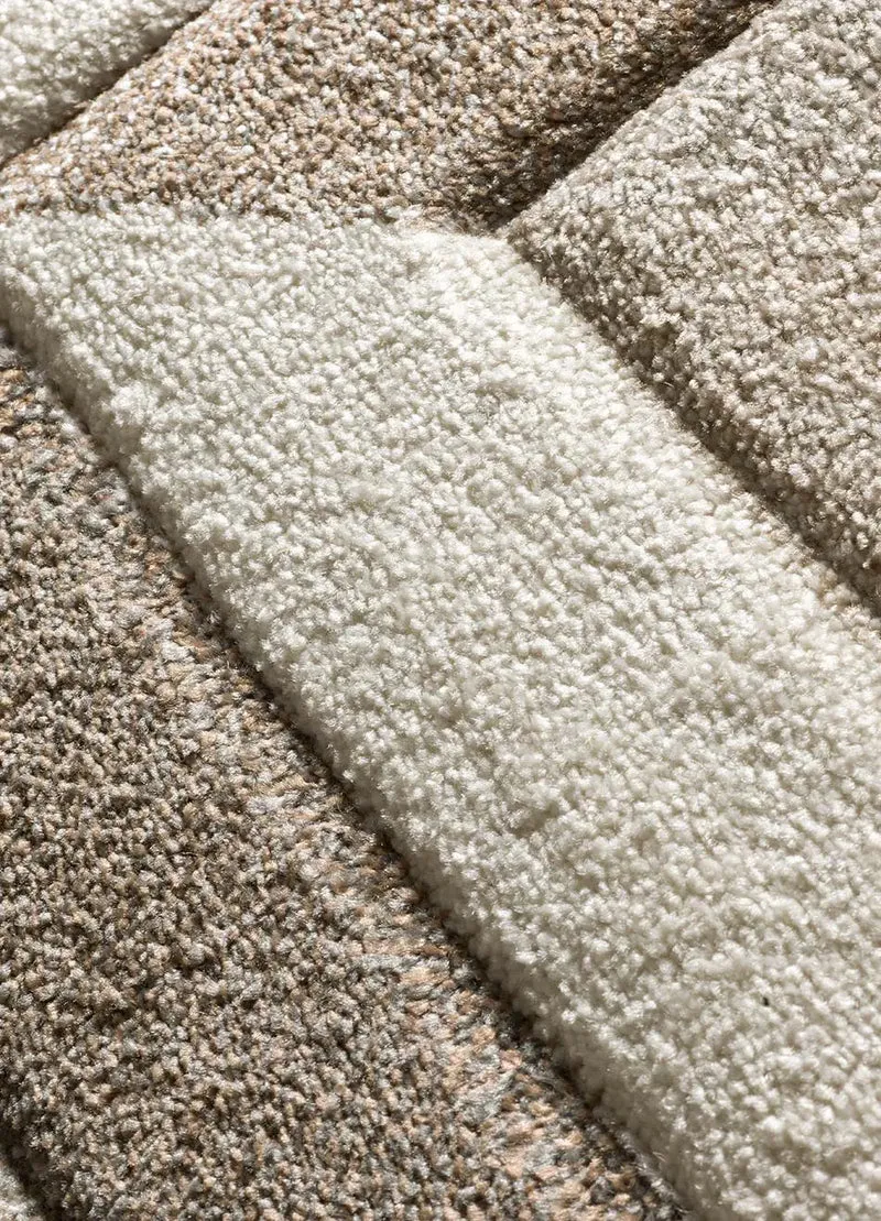 Alfombra geométrica Badet Marrón 40504