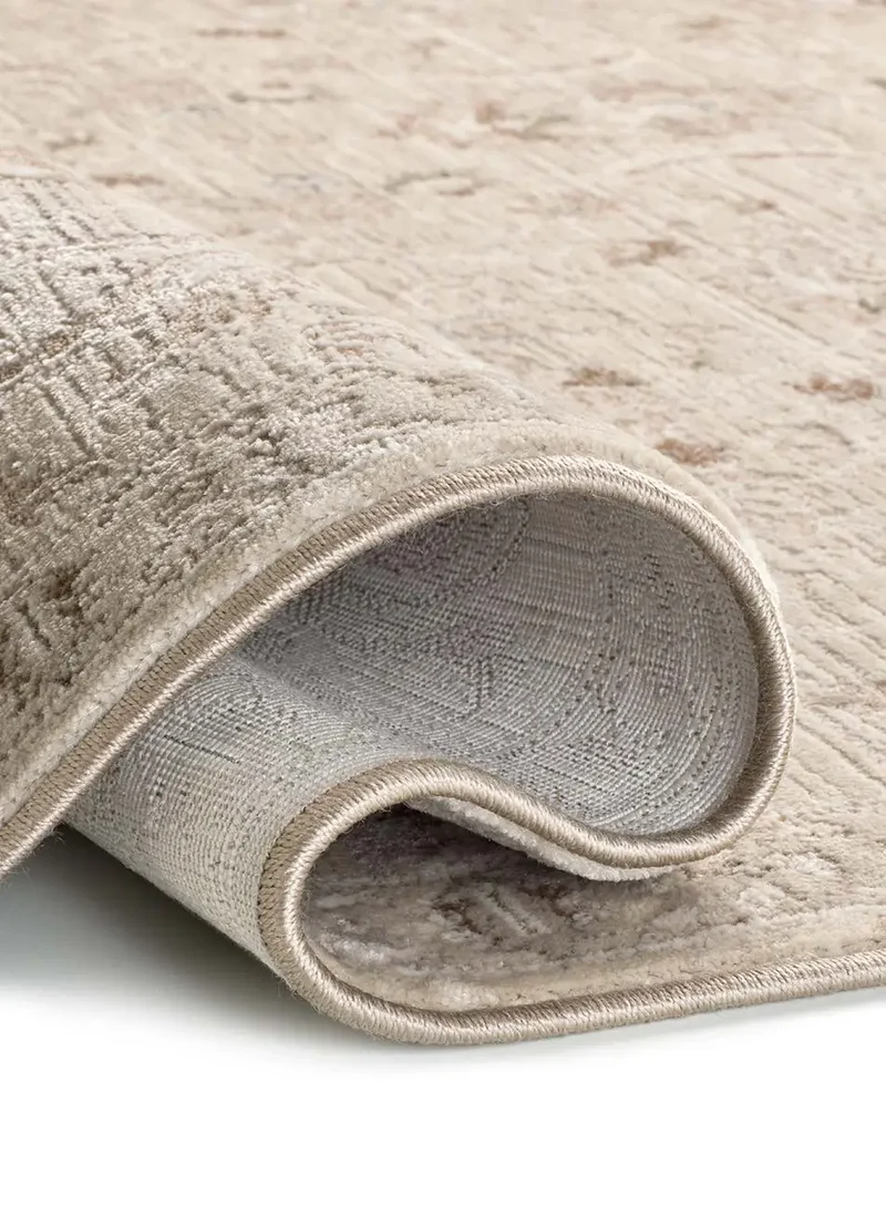 Alfombra vintage con flecos Ona 52081 Beige