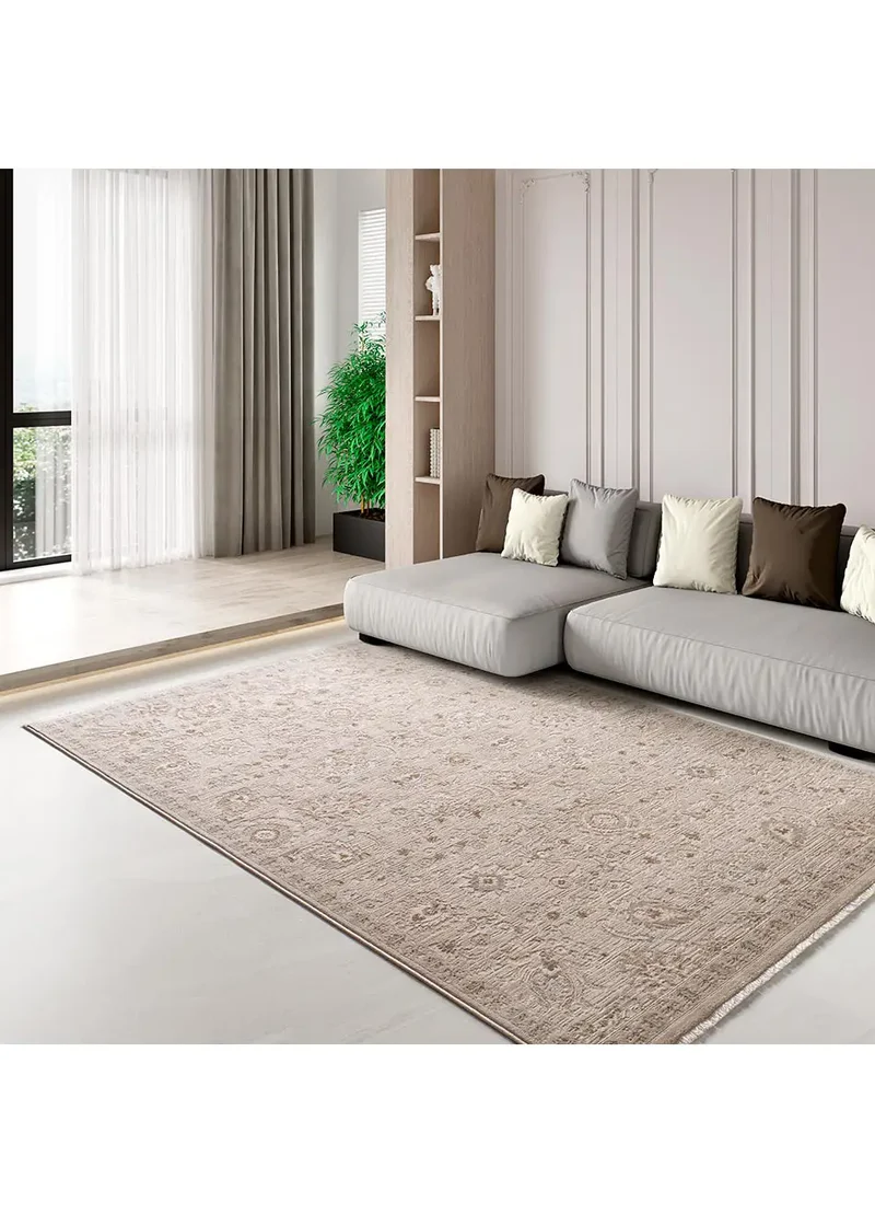 Alfombra vintage con flecos Ona 52081 Beige