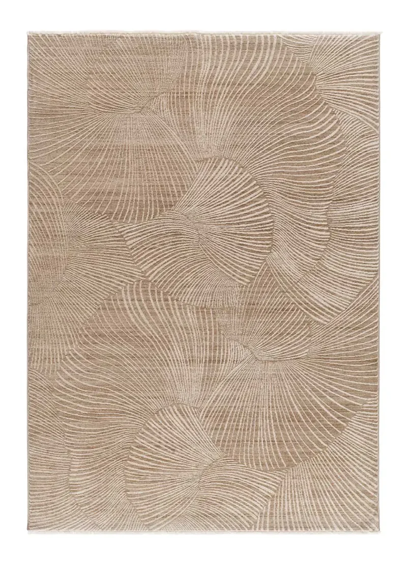 Alfombra geométrica con flecos Ona 52100 Beige