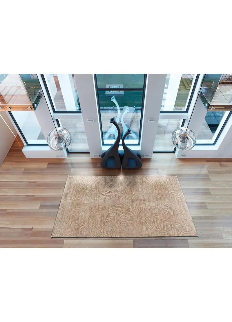 Alfombra geométrica con flecos Ona 52100 Beige