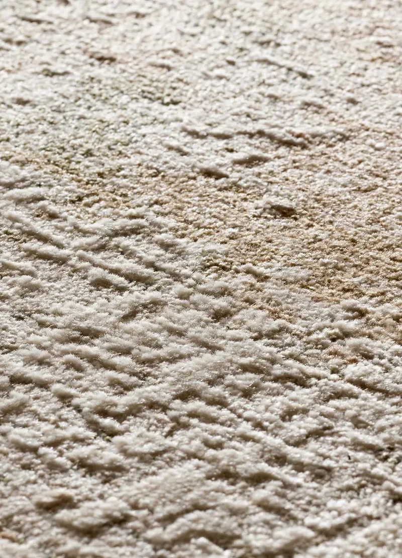 Alfombra abstracta con flecos Ona 52093 Verde