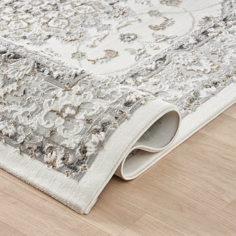 Orientteppich Kurzflor Moderner Teppich mit Ornament-Muster – Pflegeleicht & Robust