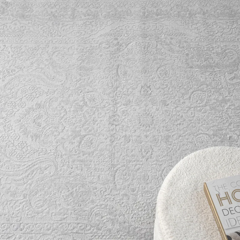 Teppich Kurzflor Modern 3D Muster Hoch-Tief-Struktur Wohnzimmer&Schlafzimmer